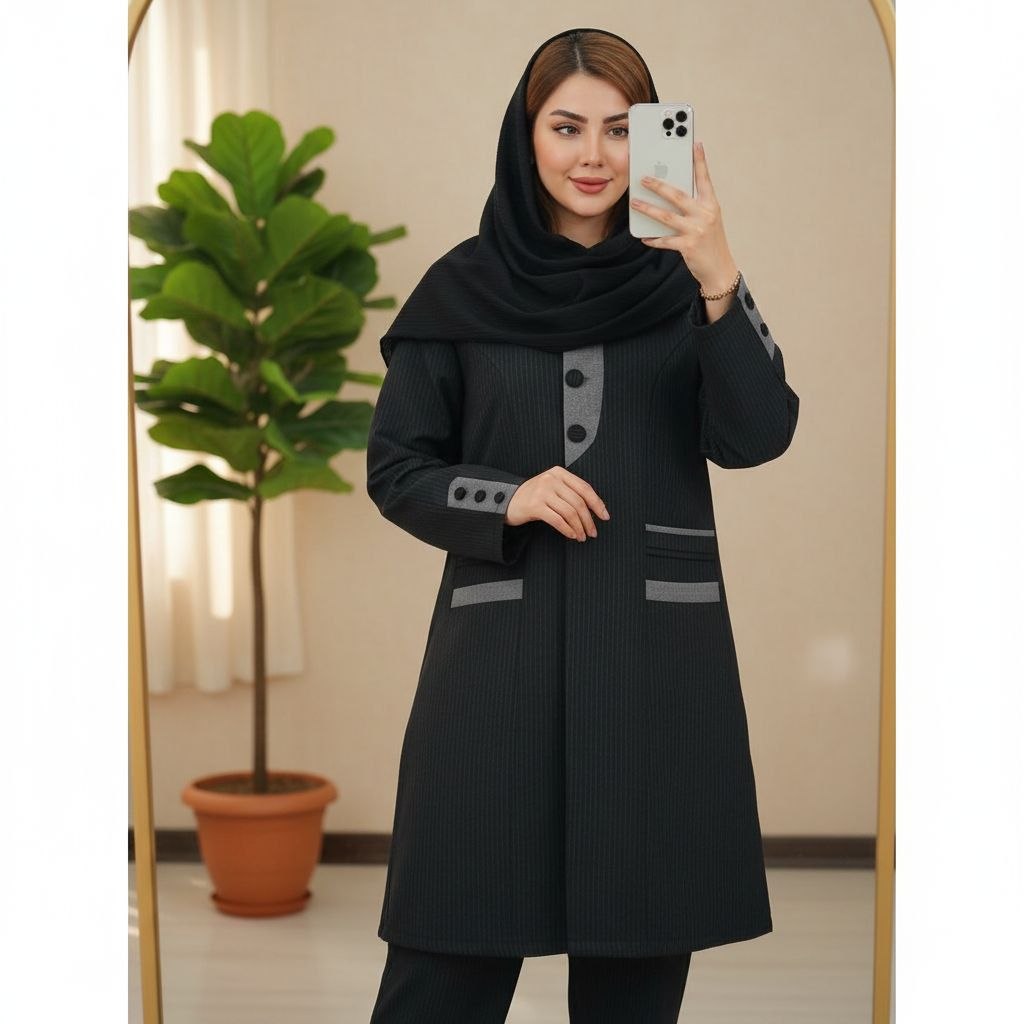 مانتو شلوار اداری زنانه ماهگل