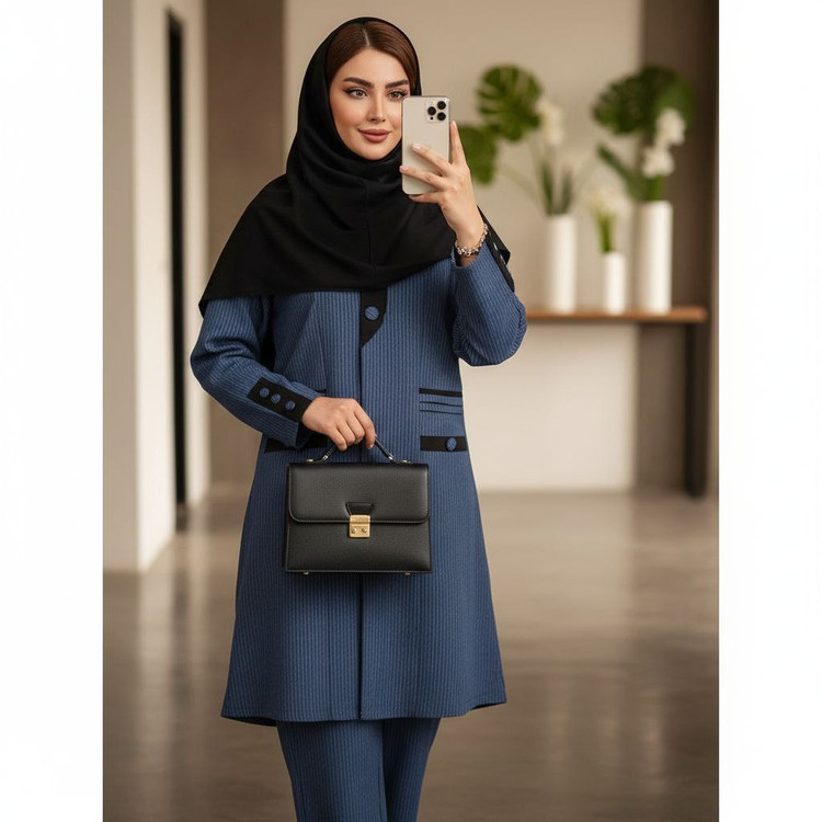 مانتو شلوار اداری زنانه ماهگل