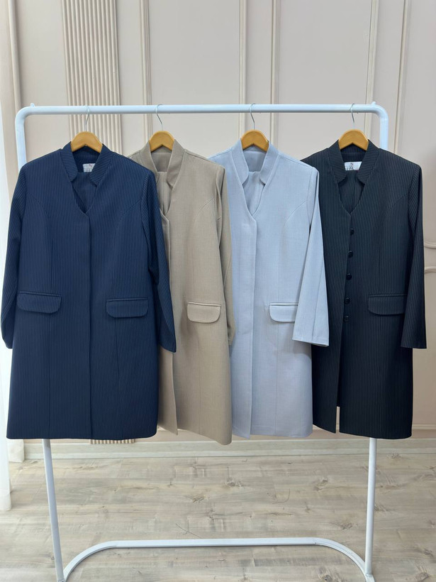 مانتو شلوار اداری آستر دار کد 94320