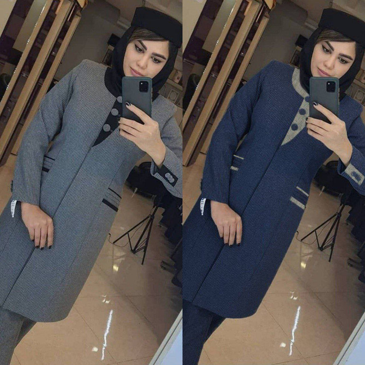 مانتو شلوار اداری زنانه کد ۴۰۵۳