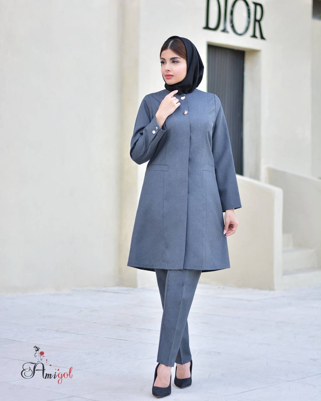مانتو شلوار اداری ساغر. پرشیا