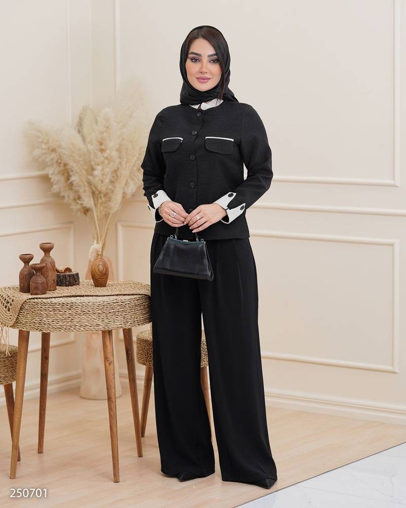 کراپ کت مجلسی زنانه کد ۲۵۰۷