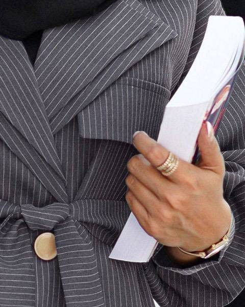 مانتو دانشجویی اداری کد ۱۲۳