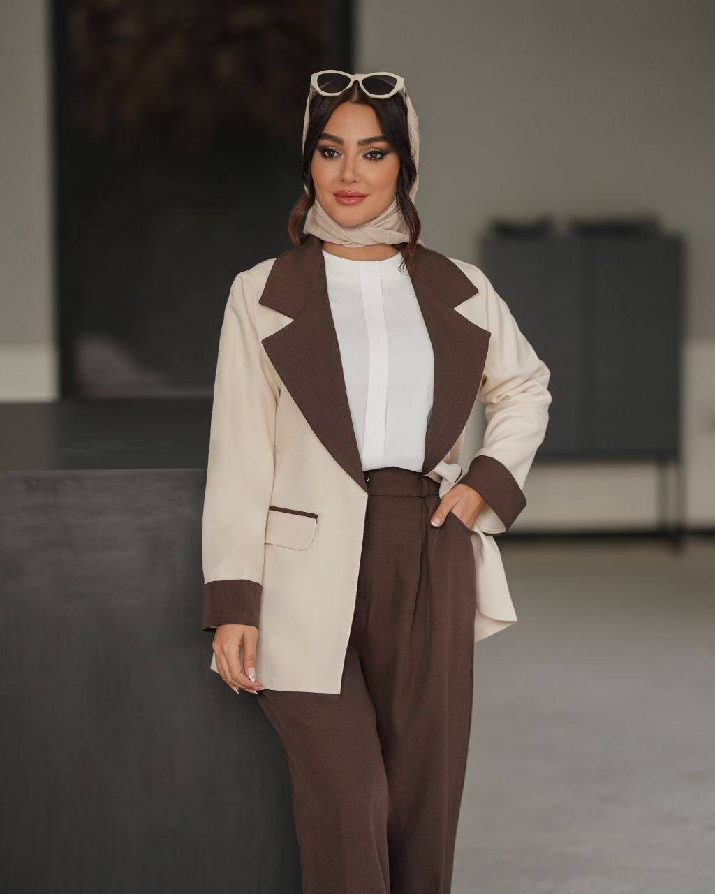 کت و شلوار زنانه بزیاق کد۷۹۹