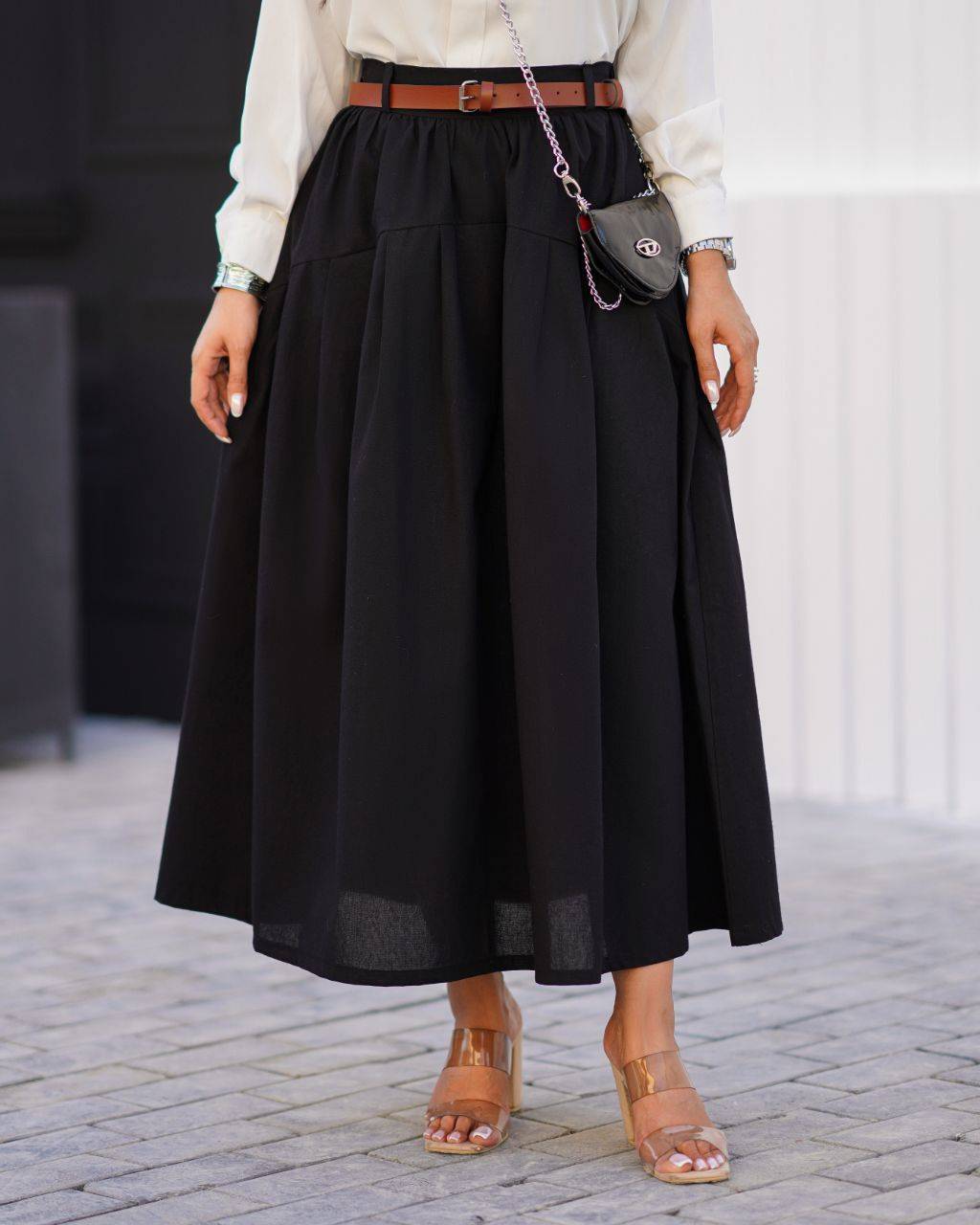 دامن زنانه تک هلالی