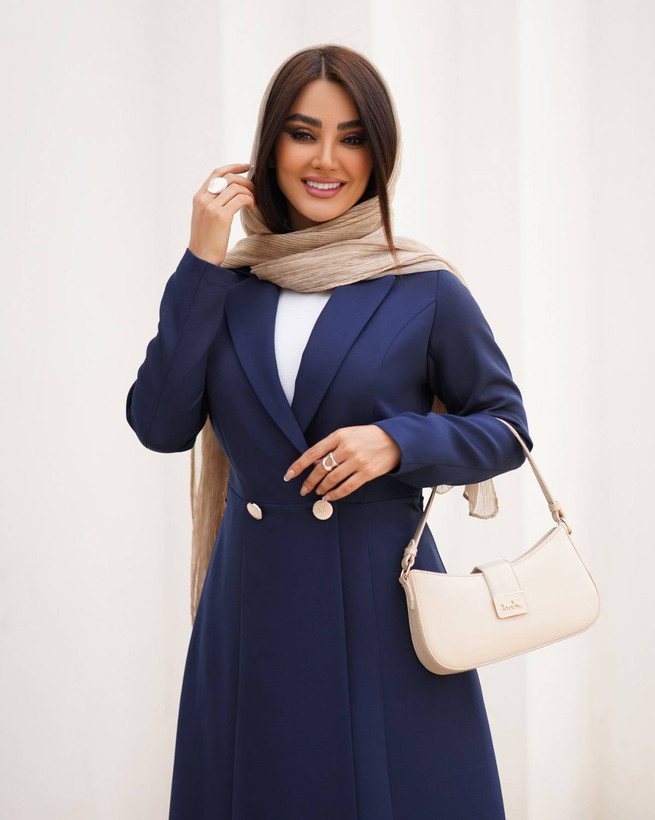 مانتو بلند زنانه مازراتی کلوش کد ۱۷۰