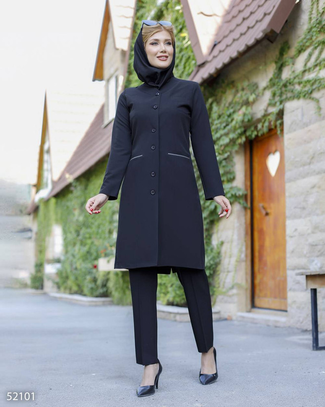 مانتو شلوار اداری زنانه کد ۵۲۱