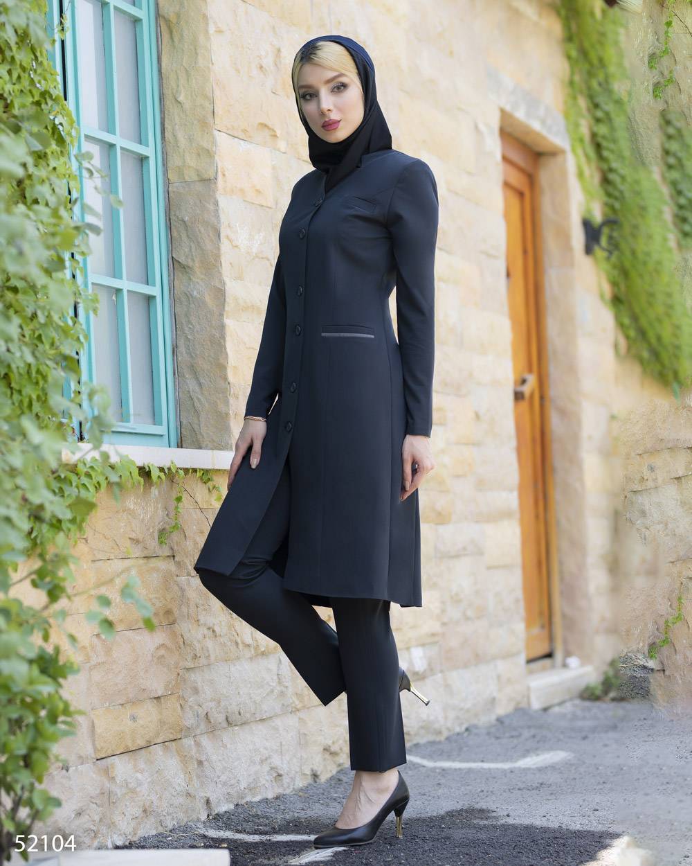 مانتو شلوار اداری زنانه کد ۵۲۱