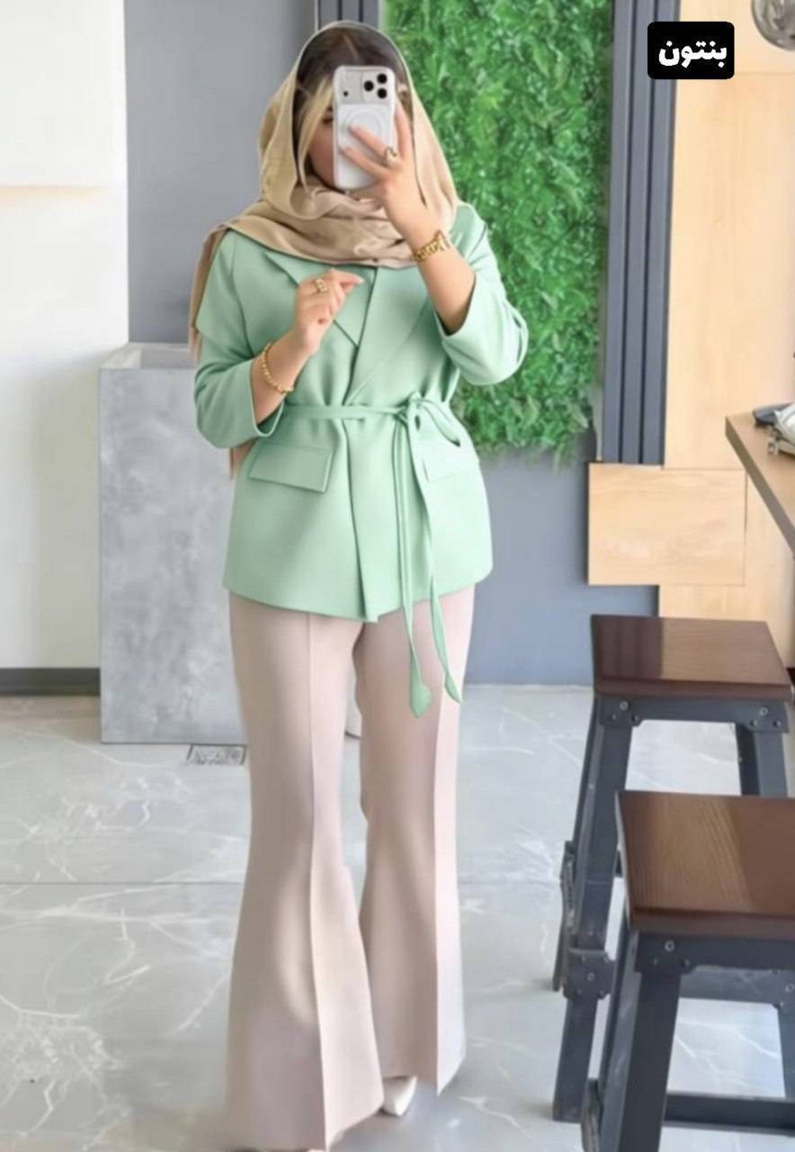 کت و شلوار زنانه کد ۱۳۰۷۴