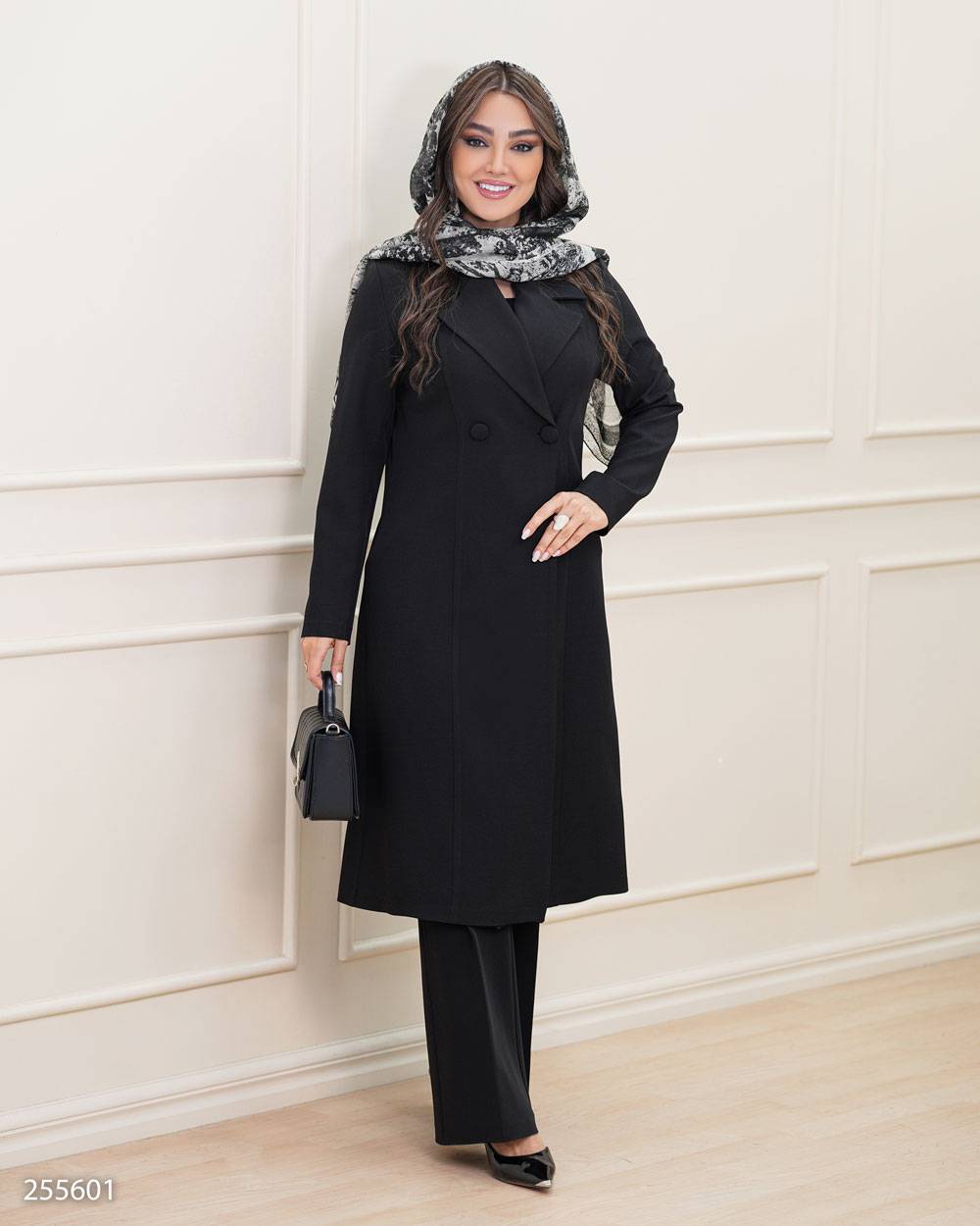 مانتو اداری زنانه کد ۲۵۵۶