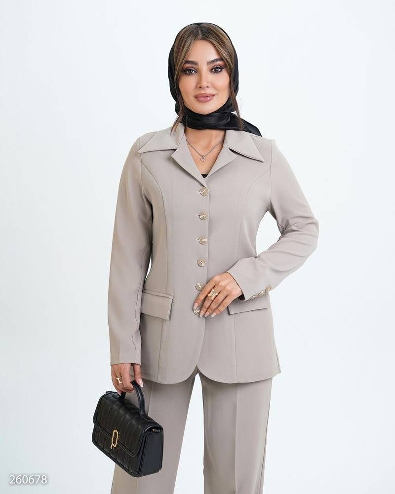 کت و شلوار زنانه کد۲۶۰۶