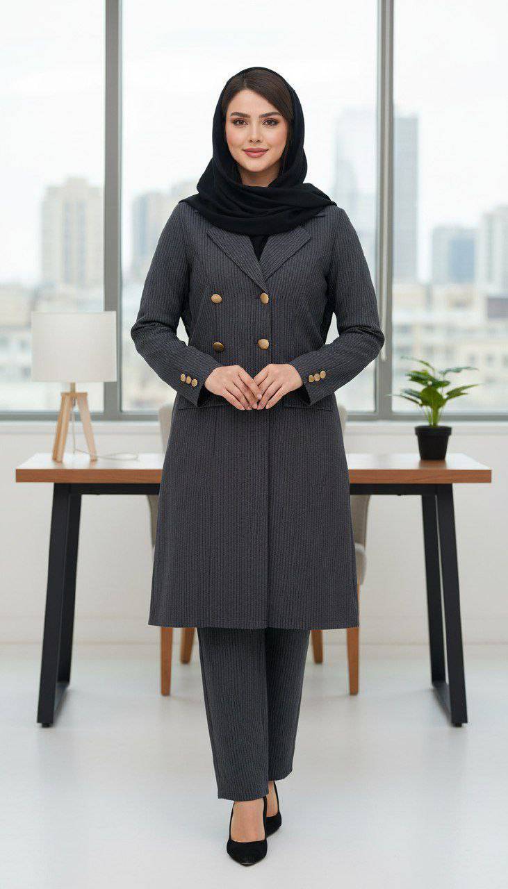 مانتو شلوار اداری زنانه دیپلمات