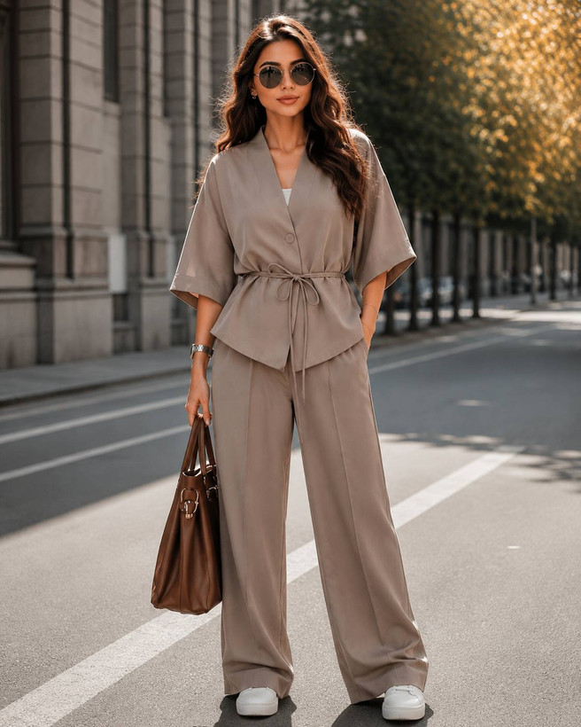 ست کت و شلوار ترند زنانه چهار فصل