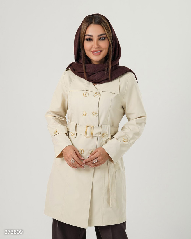 بارانی زنانه کتان تی سی ۲۷۳۸
