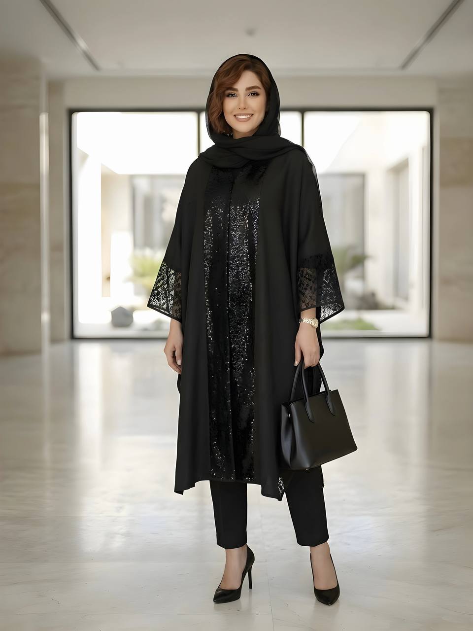 مانتو پانچ زنانه مجلسی ۰۶۰۳